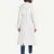 Import Casual Custom Long Coat Pockets Turn-Down Collar Belt Women Ivory Belted Trench Coats from China