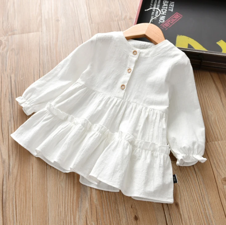 CCYH korean baby girl dresses long sleeve baby dress wholesale korean clothes