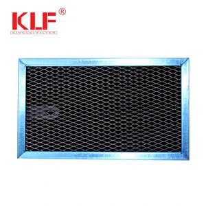 Charcoal replacement microwave oven grease filter