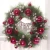 Import Cheap 40/50/60cm bell bow Christmas flowers artificial wreath door hanging for christmas decorations from China