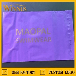cheap gold logo print eco friendly recycled matte black pink poly mailer bags