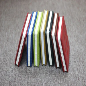 cheap mini colorful dot printing design hardcover pu leather notebook blank pages dairy