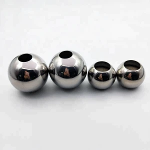 cheap price drilled 1" stainless steel ball with hole