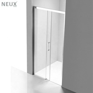 Cheap Price Glass Sliding Shower Door with Aluminum Magnetic Strip