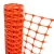 Import Cheaper 35*65mm hole size orange plastic barrier fence used in farm from China