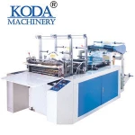 China bag sealing bag cutting polythene plastic bag making machine price for sale