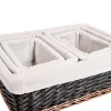 China Factory Price Natural Cheap Willow Storage Wicker Baskets