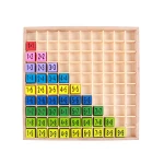 China kids toy  multiplication table wooden toys montessori for kids educational