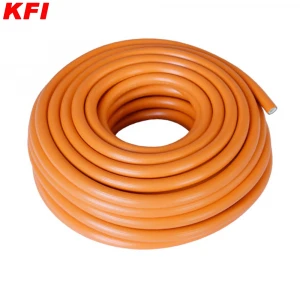 China supplier custom bendy no toxic LNG rubber lpg low pressure gas hose