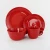 Import Chinamade moroccan style red color glazed tableware ceramic sets stoneware dinnerware from China