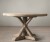 Import Chinese antique vintage industry furniture rustic solid wood dining table from China
