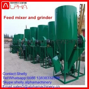 Chinese drum poultry feed mixer corn grinder for chicken feed animal feed processing machine