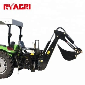 Chinese good price for 4x4 backhoe attachment compact small garden tractor with loader backhoe