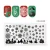 Import Christmas Design OM Series Custom Nail Art  Stamping Tools Image Plate With White Plastic Edge from China