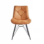 classic bistro side chairs black fabric brushed cross back bar design with dining cafe restaurant rustic metal legs chair
