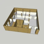 Clean room turnkey project with room ventilation systems