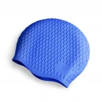 Color silicone waterproof shower large swim cap