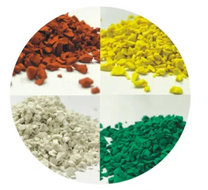 Colorful EPDM Granules&amp;Environment-friendly Raw Material&amp;EPDM Rubber Granules For Track and Playground
