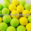 colorful EVA foam ball aerial ball Golf Swing Training Aids Indoor Practice Sponge Foam Rainbow Balls