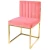 Import Colorful Velvet Fabric Stainless Steel Restaurant Dining Chair from China