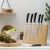 Import Combohome Extra Bamboo Wooden Wide Magnetic Knife Block Holder from China