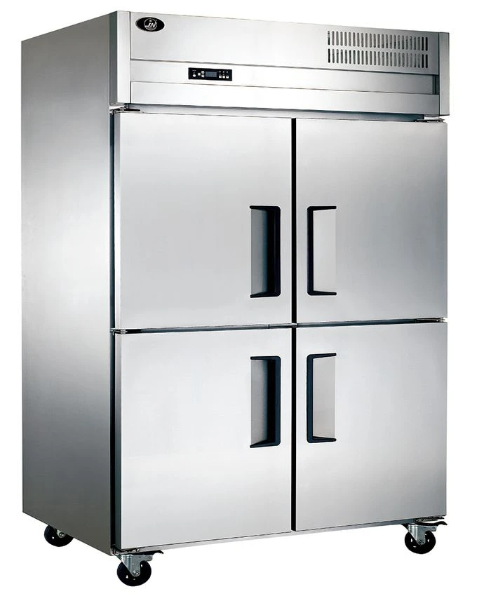 Commercial restaurant refrigerators butchery shop 4 door commercial refrigerator vertical freezer