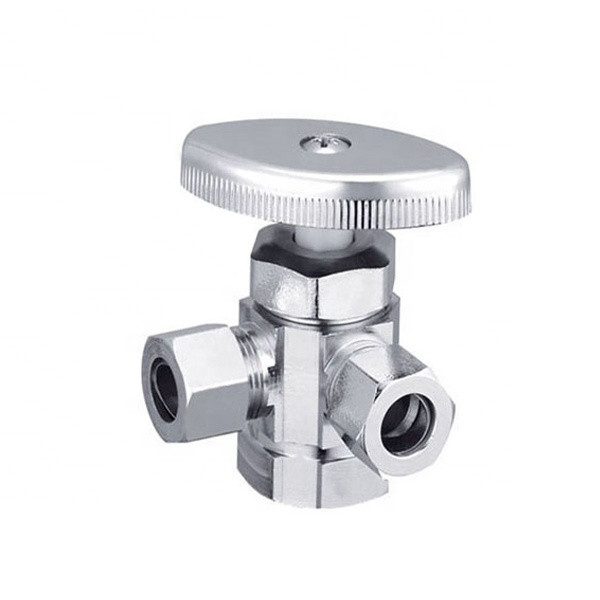 Buy Compression Style Shut-off Brass Angle Valves With Classic Oval ...