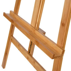 CONDA Lyre Easel  99&quot; Wood Floor Easel Sketch Painting Portable Beech wood