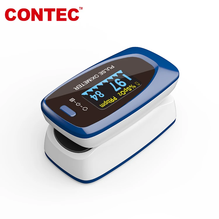 CONTEC CMS50D2 ossigeno blood oxygen oled display pulse oximeter