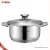 Import cookware set of 24pcs set stainless steel  and  leather case and frypan from China