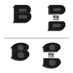 Create Your Own 3D Custom Shaped Flash Drive Customized USB Flash Disk , High Speed Personalized USB Flash Drive 8GB