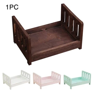 Crib Baby Photos Small Wooden Bed Poses Baby Newborn Props Photography Props Baby Photo Studio Props Photos