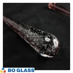 Crystal solid glass rod for lighting in high quality
