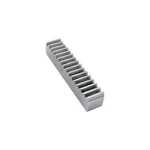 Custom CNC machined aluminum gear rack and pinion