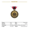 Custom Design 2Mm Thickness Copper Medal Gymnastics