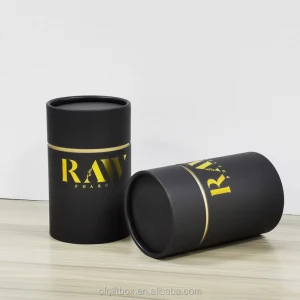 Luxury Cylinder Packaging Tube Paper Round Gift Box Packing