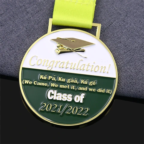 Buy Custom Die Cast Metal Crafts Graduation Medallions 3d School ...