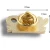 Import custom fashion crystal jewel golden metal deer lapel pin badge from China