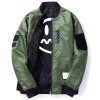 Custom logo 100% polyester most recommended bomber jacket