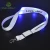 Import Custom logo Pretty and comfortable polyester printing led lanyard from China