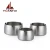 Import custom logo smokeless silver 3 size cigar Stainless Steel Metal Ashtray Hot Sales from China