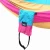 Custom Logo Super Large Relaxing Double Travel Nylon Parachute Hammock with Carabiners+ Trunk Straps Blue/Black
