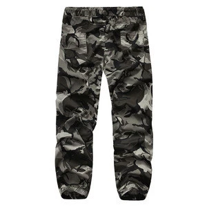Custom made cargo work wear trousers camouflage man pants by oem print pants