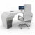 Import Custom made modern office furniture luxury executive curved office desk manager desk from China