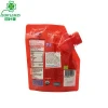 custom printing standup plastic baby cereal packaging bag with spout
