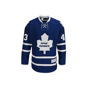 Source Custom Hockey Jersey Best Price Sublimation Maple Leaf