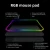 Import Custom Rubber Gaming Accessories LED Light Up Extended large Mouse Keyboard Pads RGB Computer Desk Big Mousepad Mat Logo Gamer from China