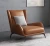 Import Customizable modern simple living room Italian luxury NAPPA leather single sofa from China