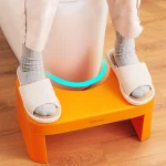 Customize LOGO Plastic U-Shaped Foldable Toilet Squatting Stool Non-Slip stool Children Pregnant Folding Toliet Footstool