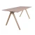 Import Customize Simple Style Home Furniture Wood Dining Room Table with Solid Wood Table Legs from China